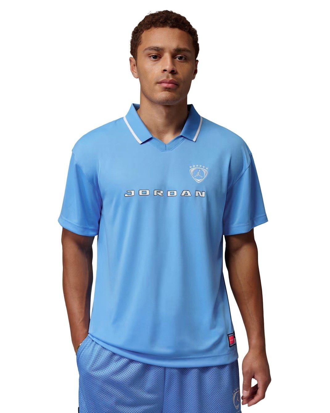 Jordan Men's Brooklyn Soccer Top -Blue - BLUE